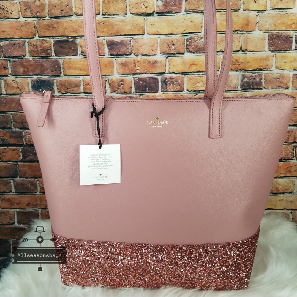 SALE! kate spade LARGE Penny Greta Tote peony Bag - Picture 5 of 5